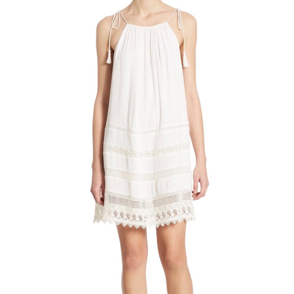 Alice + Olivia Danna Lace Inset Dress